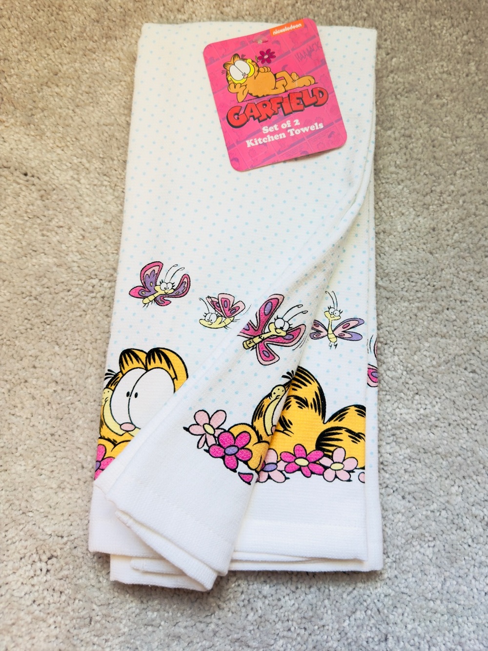 Garfield Set of 2 Kitchen Towels - Picture 4 of 7